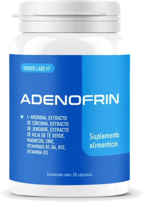 Adenofrin cápsulas para la próstata y la salud urológica masculina en México