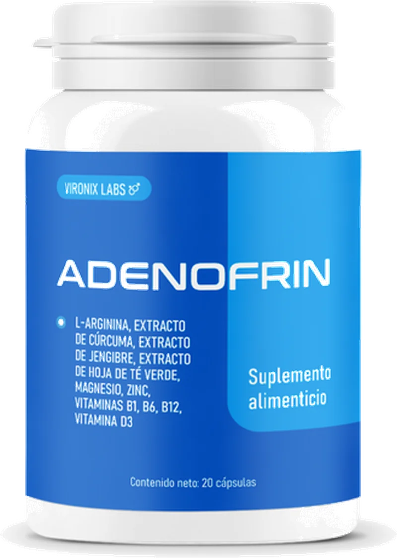 Adenofrin cápsulas para la próstata y la salud urológica masculina en México