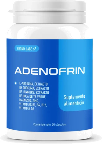 Adenofrin — Cápsulas Naturales para la Próstata y la Vitalidad Masculina